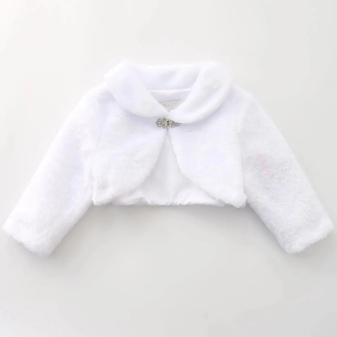 White Faux Fur Bolero Stole