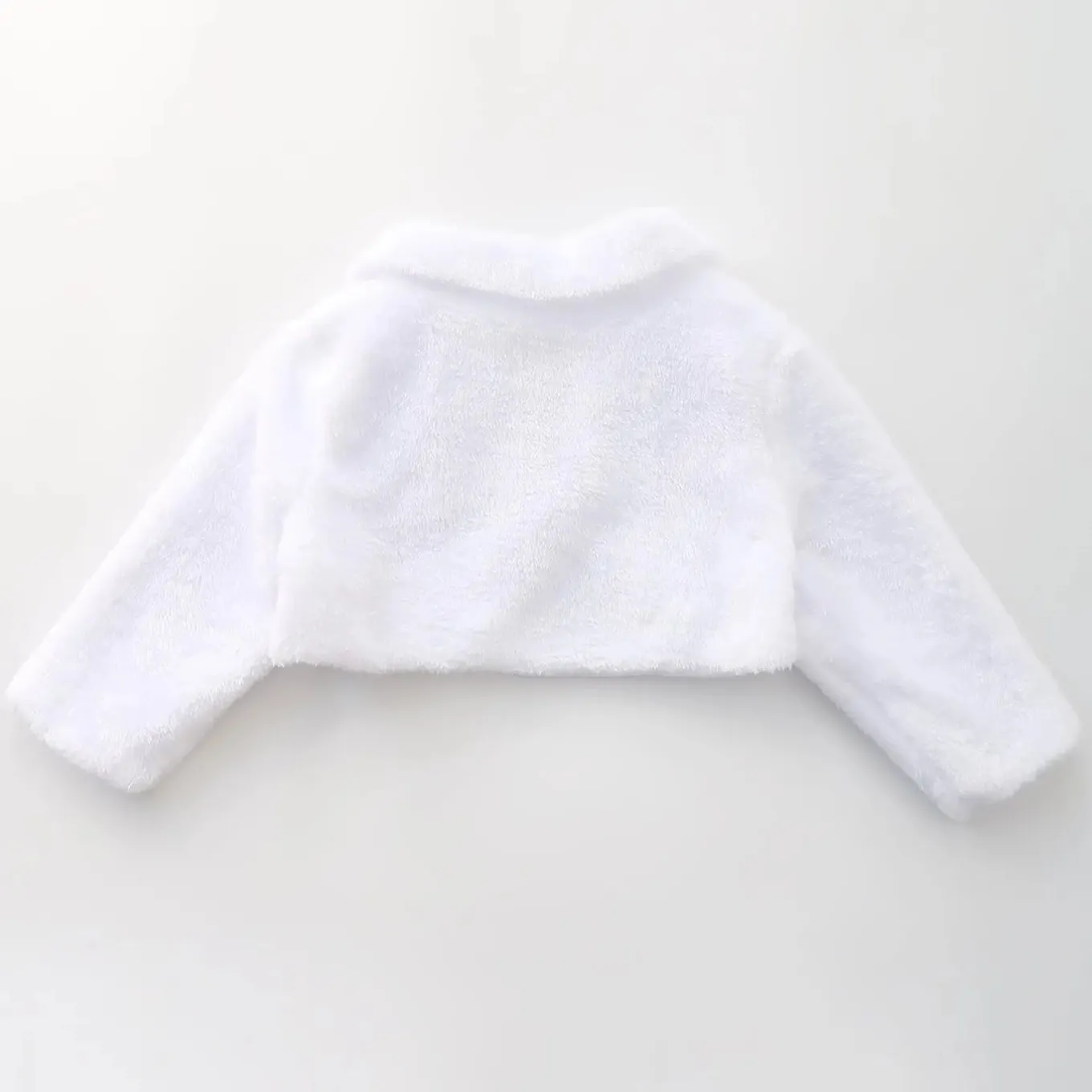 White Faux Fur Bolero Stole