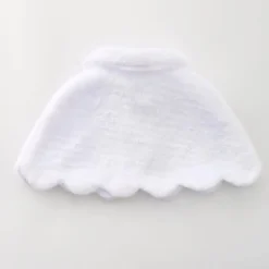 White Faux Fur Stole Cape