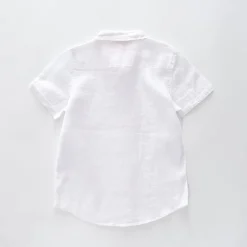100% White Linen Shirt