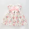 White Pink Floral Dress