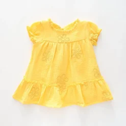 Yellow Cheesecloth Dress